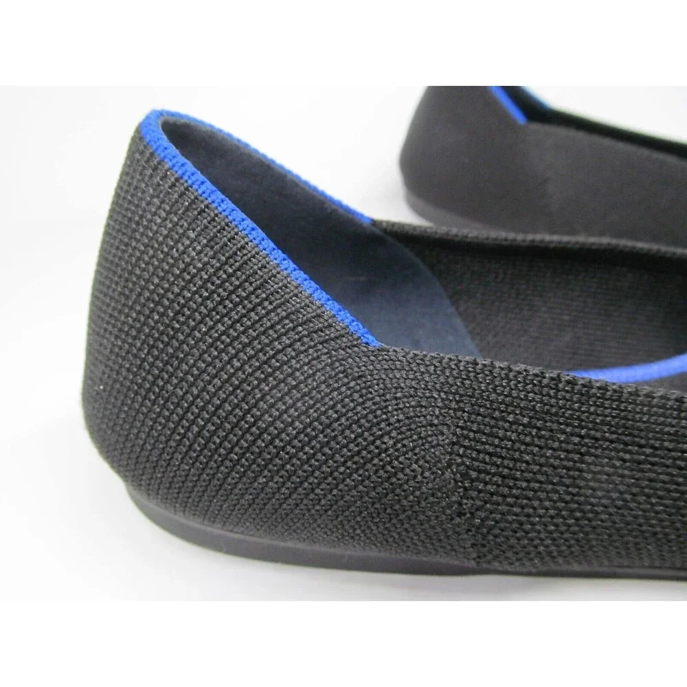 Rothy's Womens Black Flat Round Toe Knit Ballet Slip On Loafers Size US 10 - Picture 4 of 16